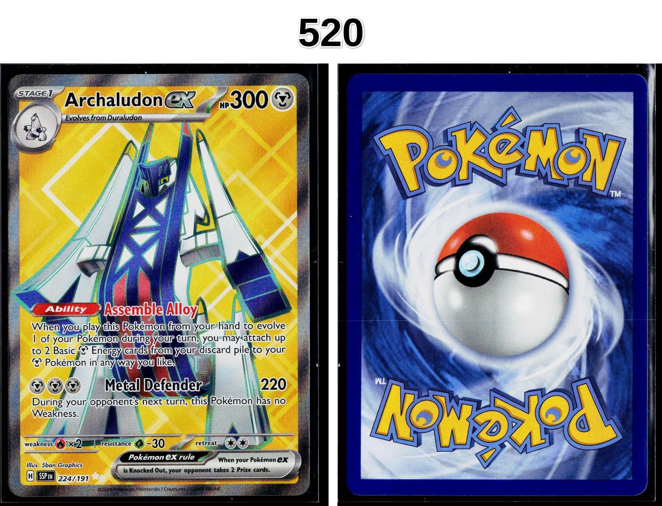 Front + Back scan