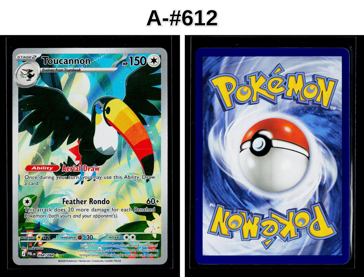 Front + Back scan | Near Mint / A-#612 / Holofoil
