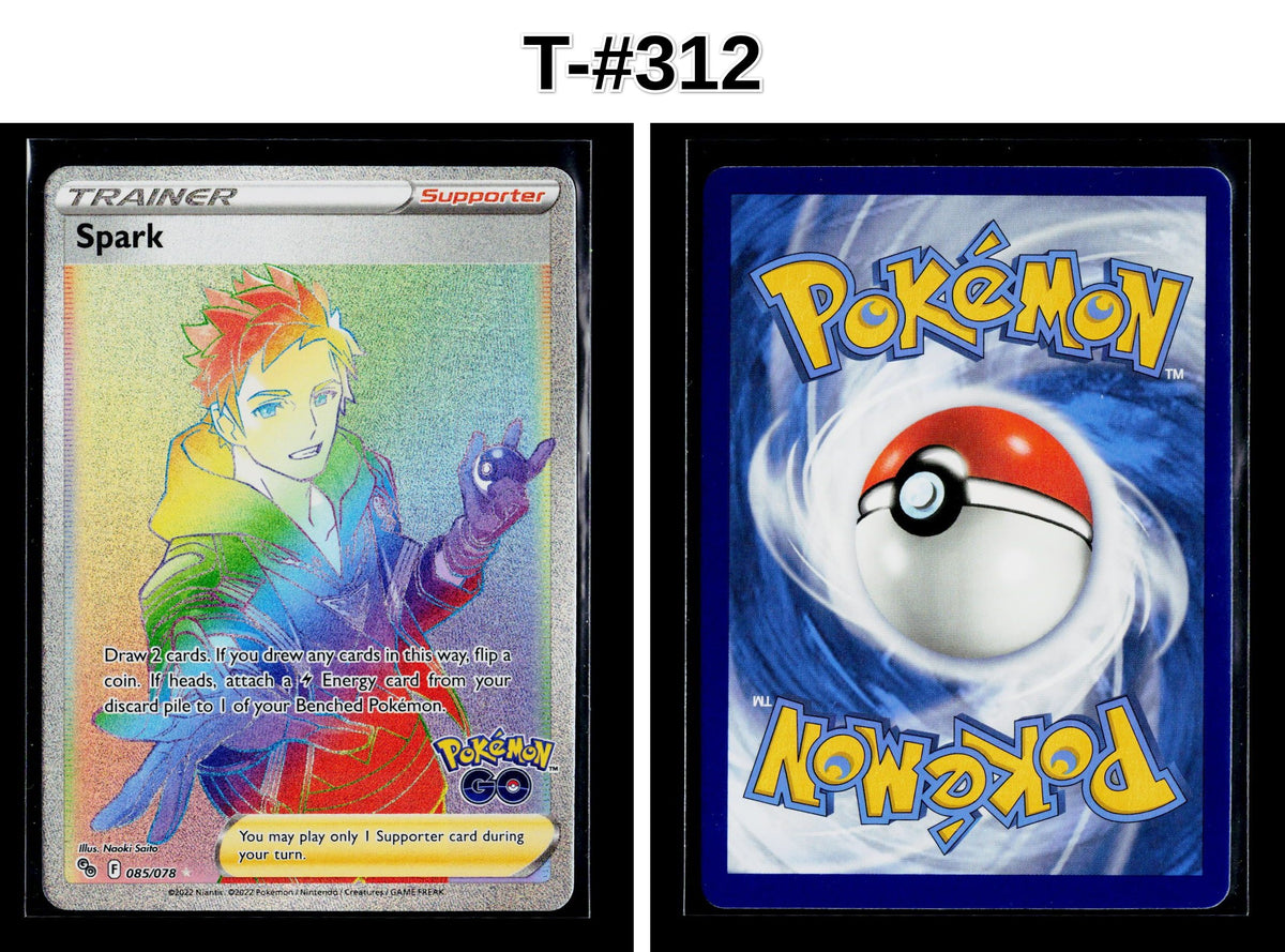 Front + Back scan | Near Mint / T-#312 / Holofoil