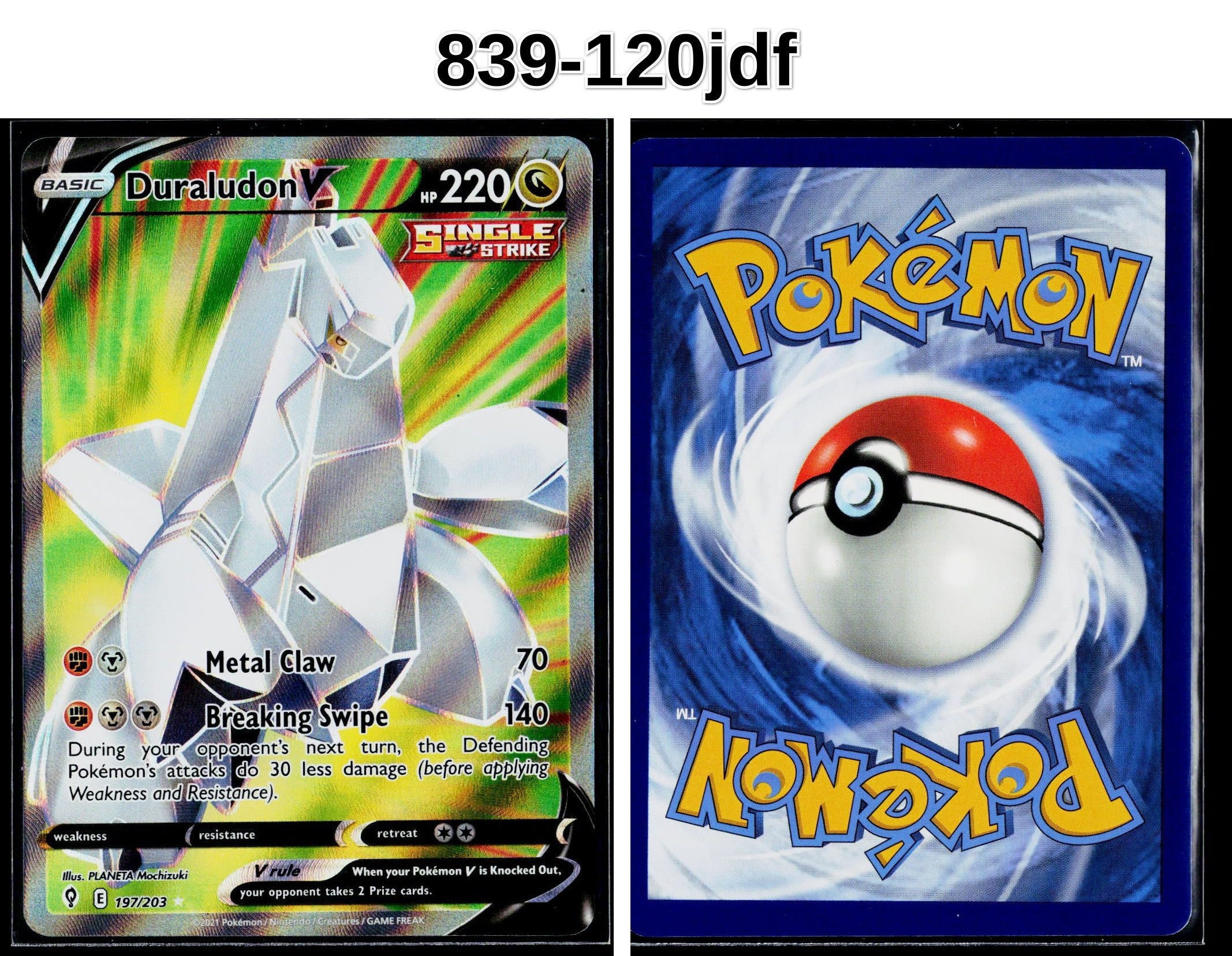 Front + Back scan