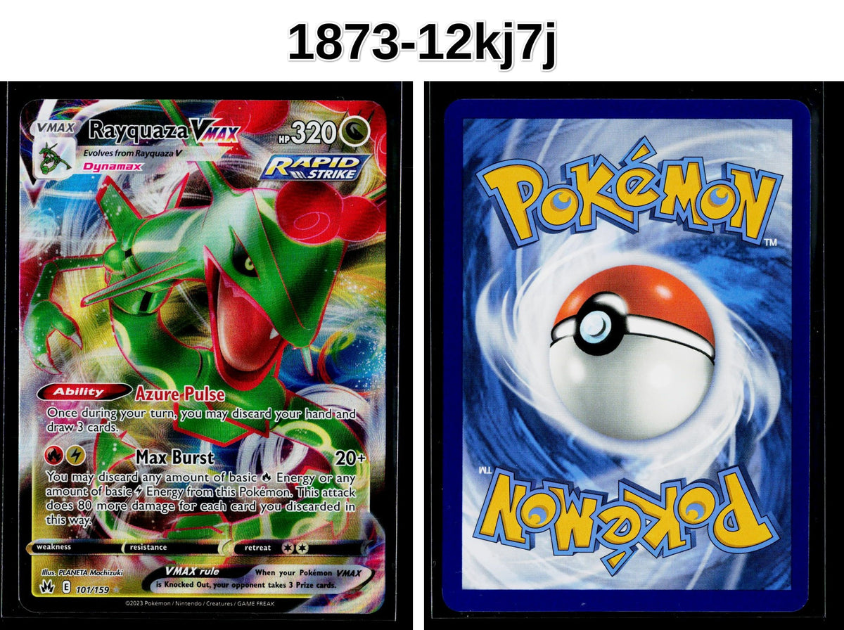 Front + Back scan | Near Mint / 1873-12kj7j / Holofoil