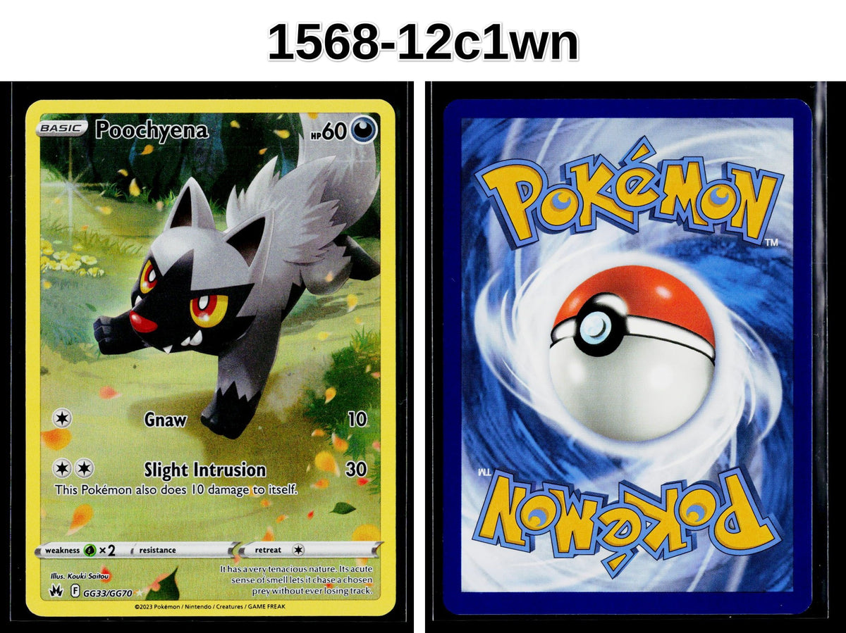 Front + Back scan | Near Mint / 1568-12c1wn / Holofoil