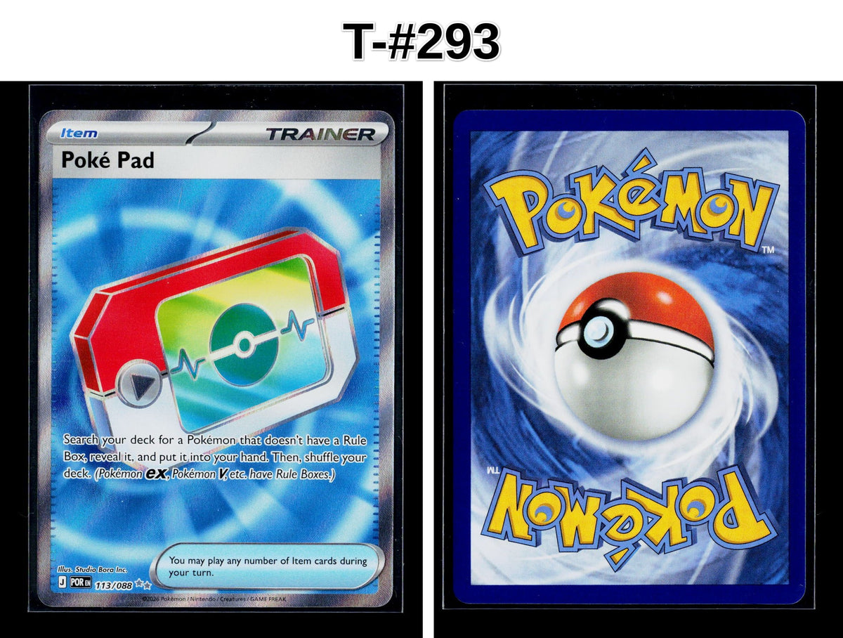 Front + Back scan | Near Mint / T-#293 / Holofoil
