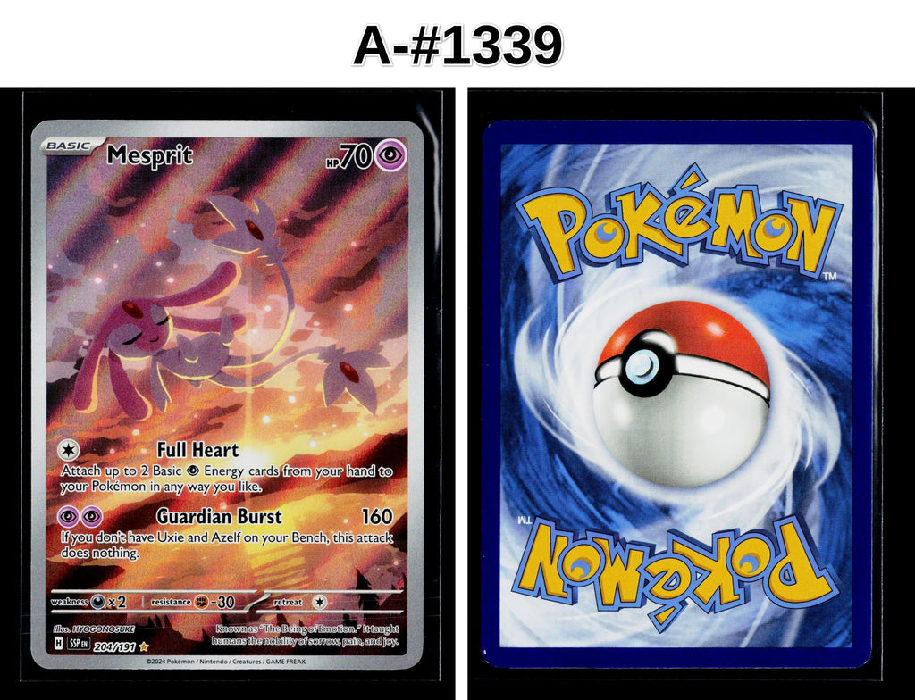 Front + Back scan | Near Mint / A-#1339 / Holofoil