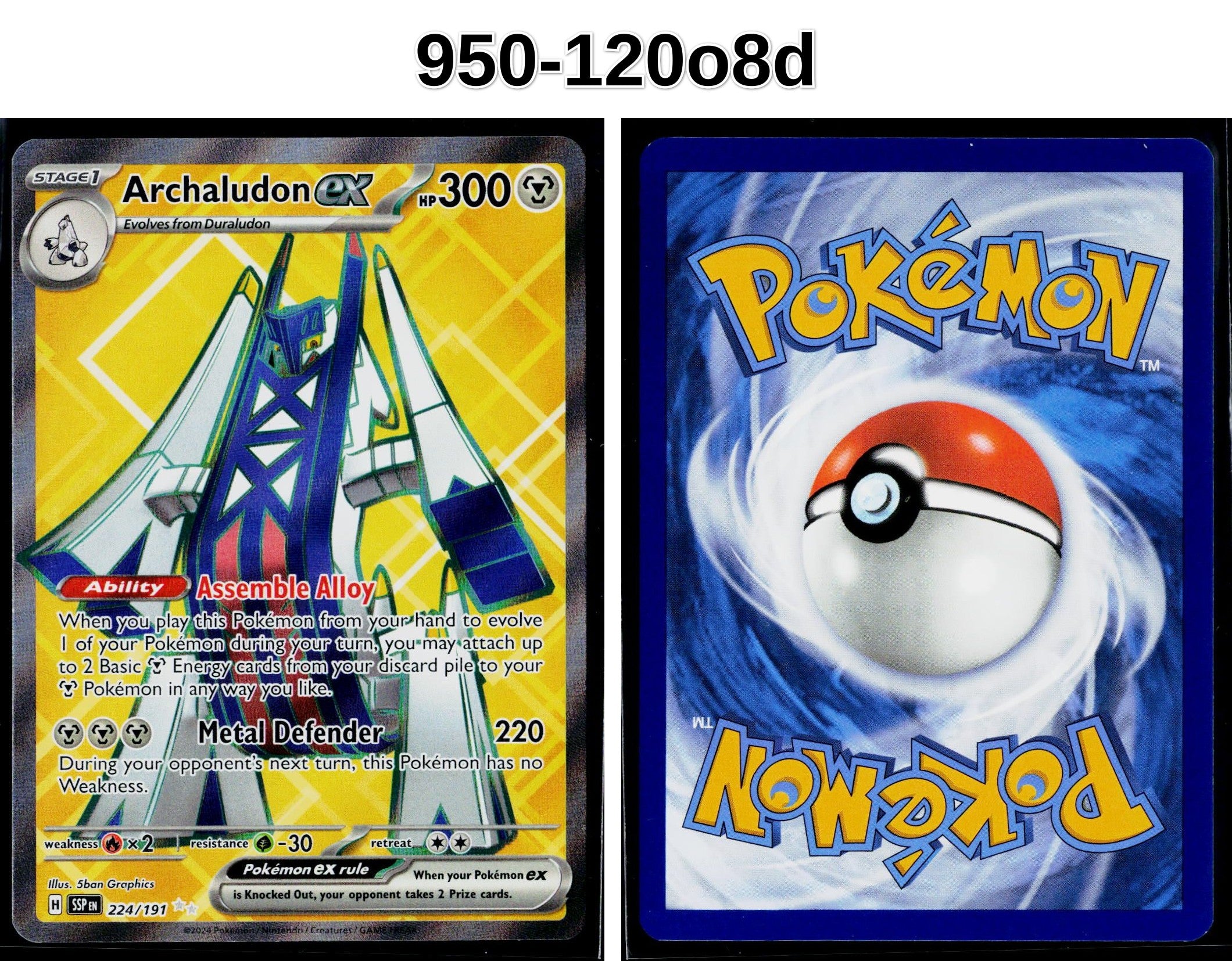 Front + Back scan