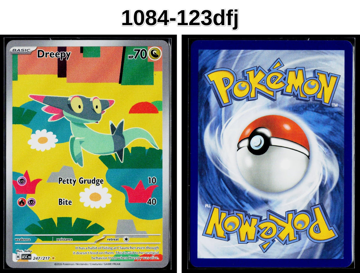 Front + Back scan | Near Mint / 1084-123dfj / Holofoil