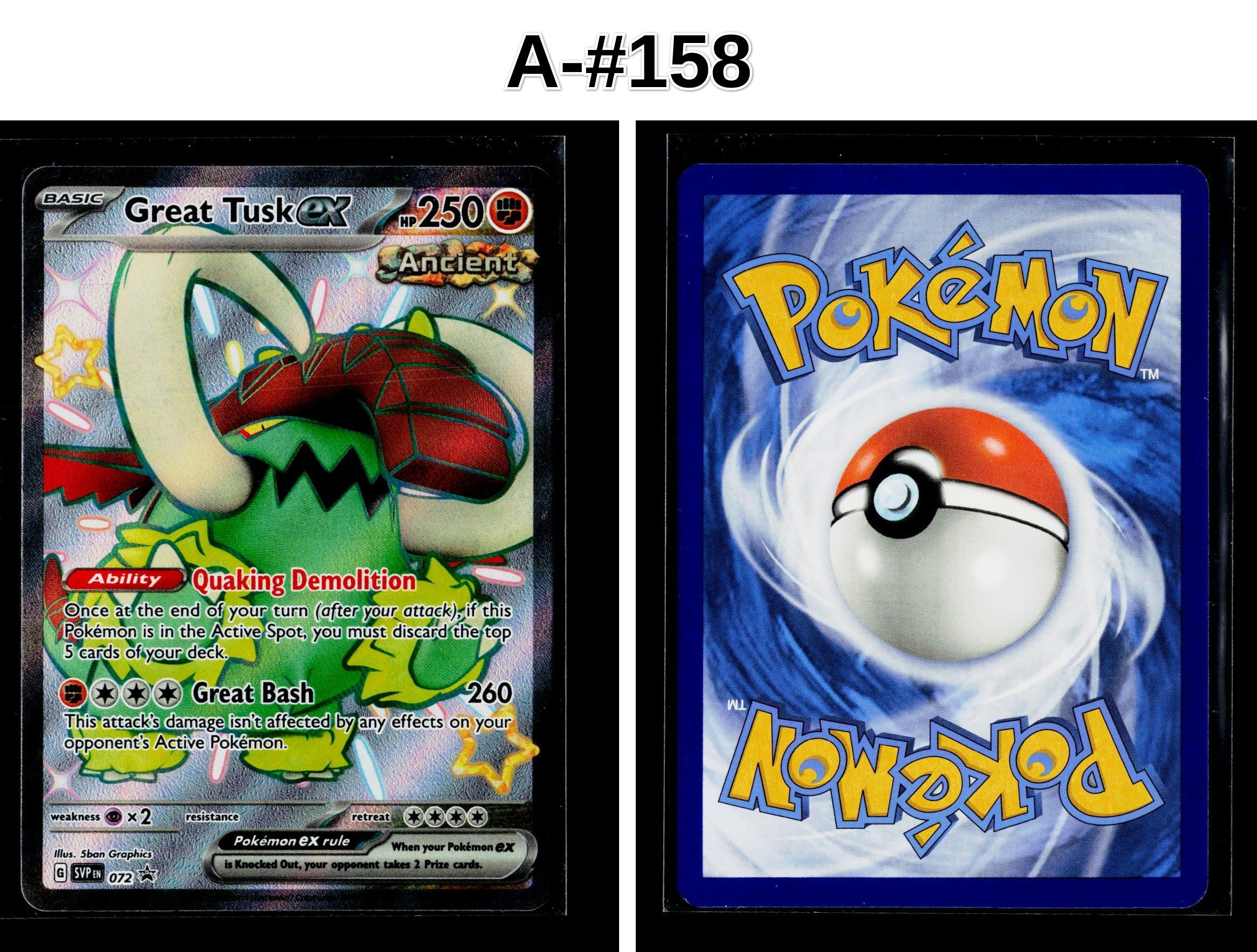 Front + Back scan