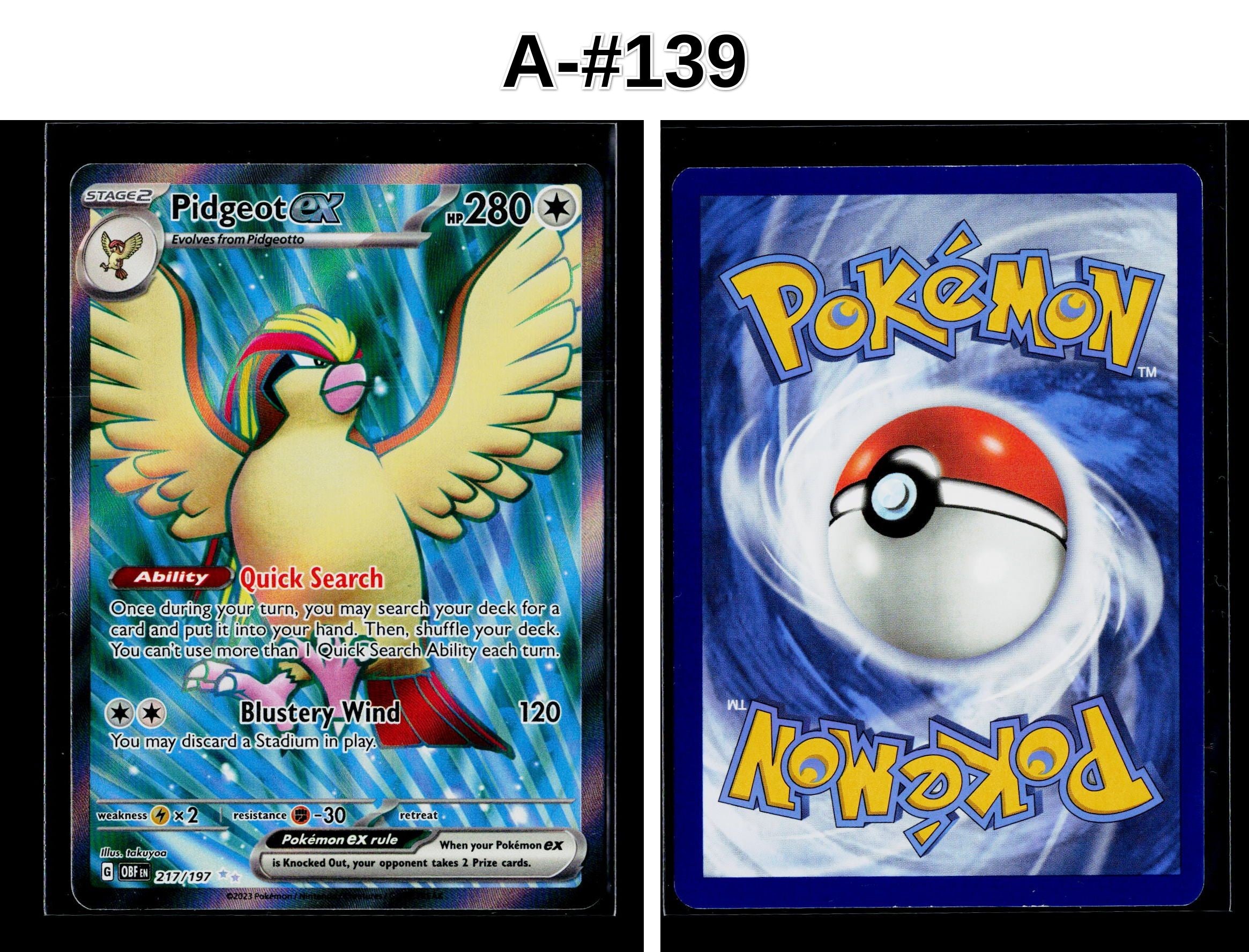 Front + Back scan