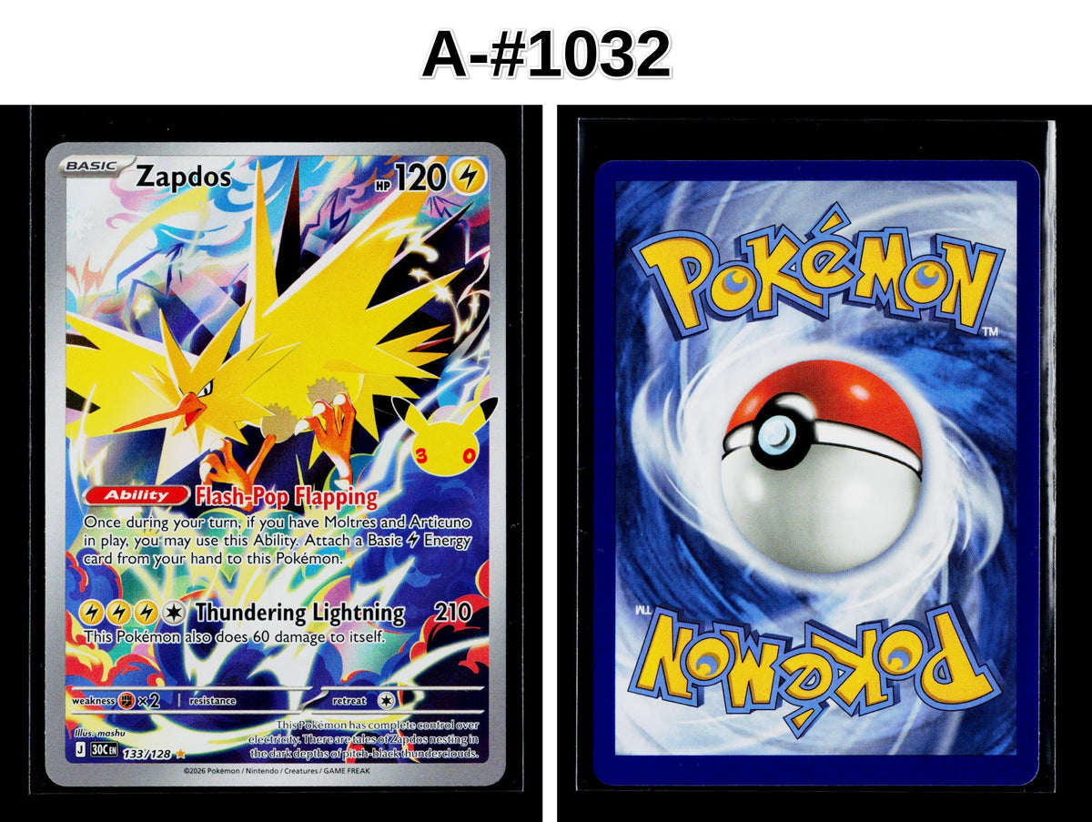 Front + Back scan | Near Mint / A-#1032 / Holofoil