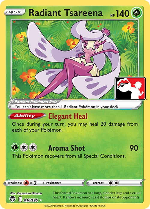 Radiant Tsareena - 016/195