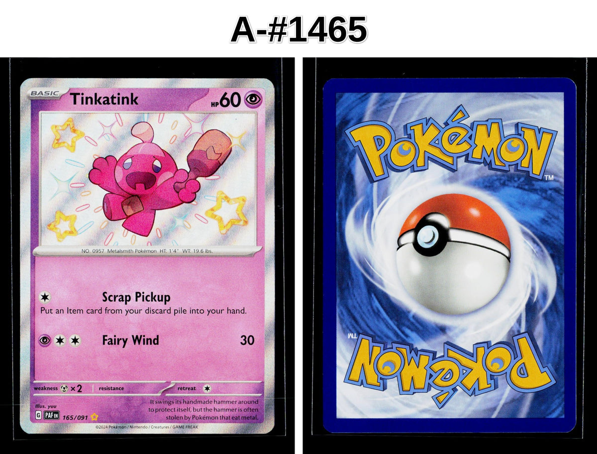 Front + Back scan | Near Mint / A-#1465 / Holofoil