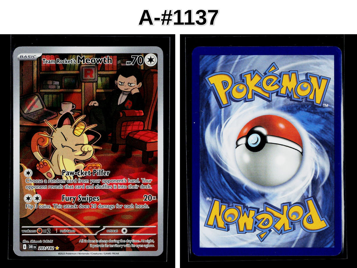Front + Back scan | Near Mint / A-#1137 / Holofoil