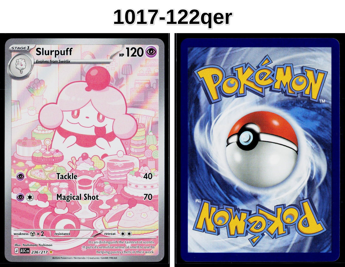 Front + Back scan | Near Mint / 1017-122qer / Holofoil