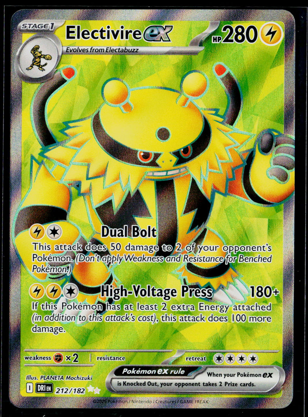 Electivire ex - 212/182