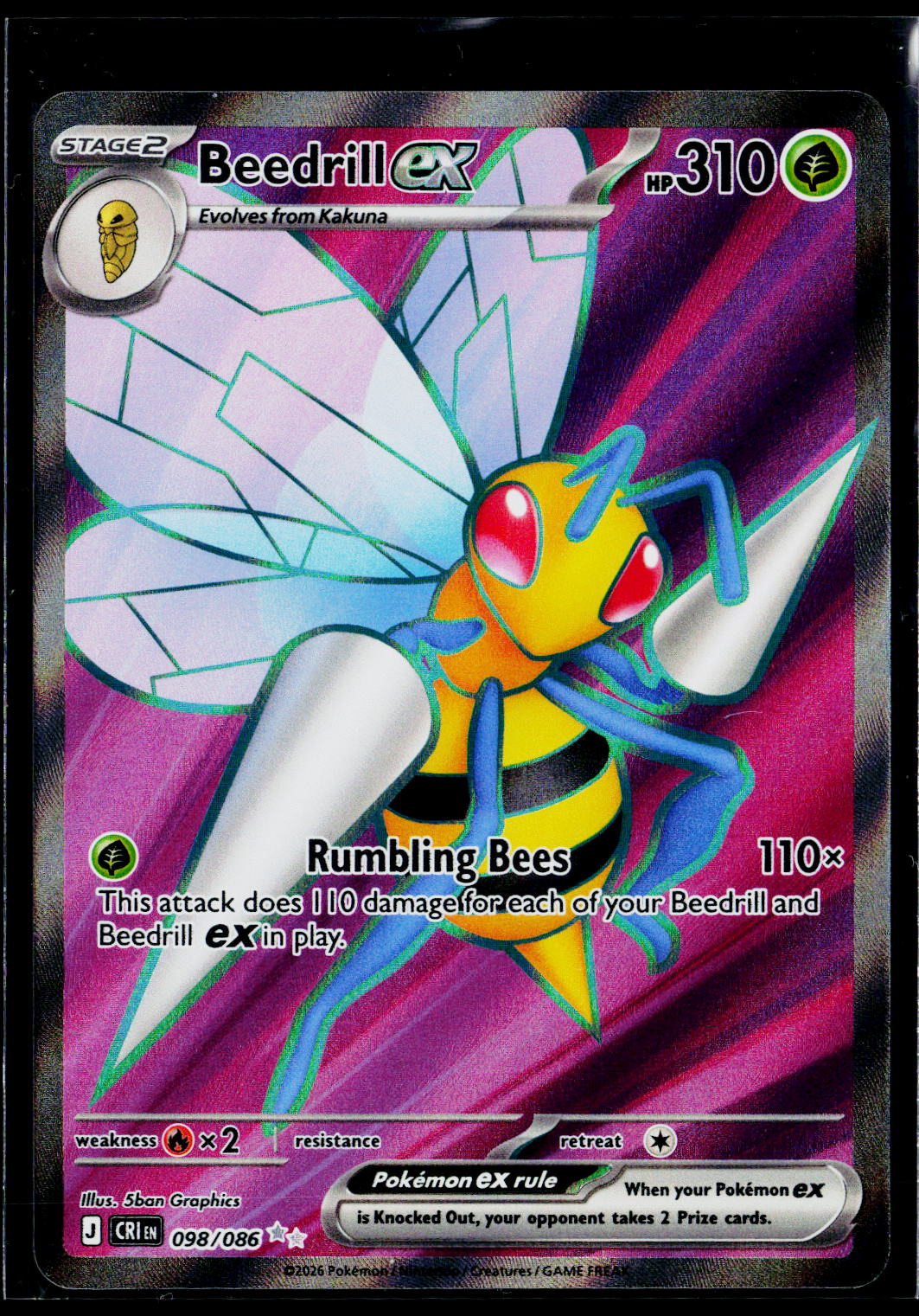 Beedrill ex - 098/086