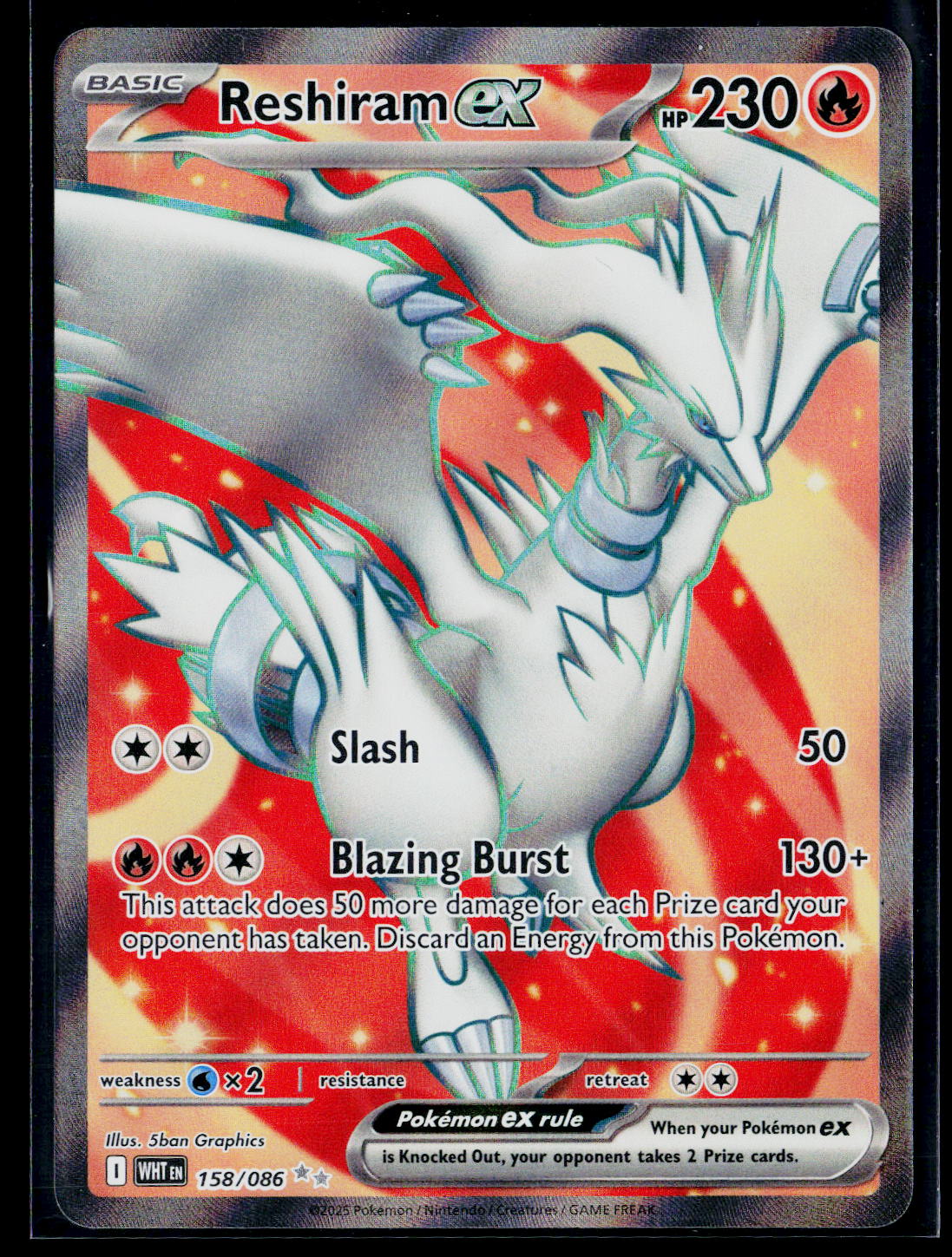 Reshiram ex - 158/086