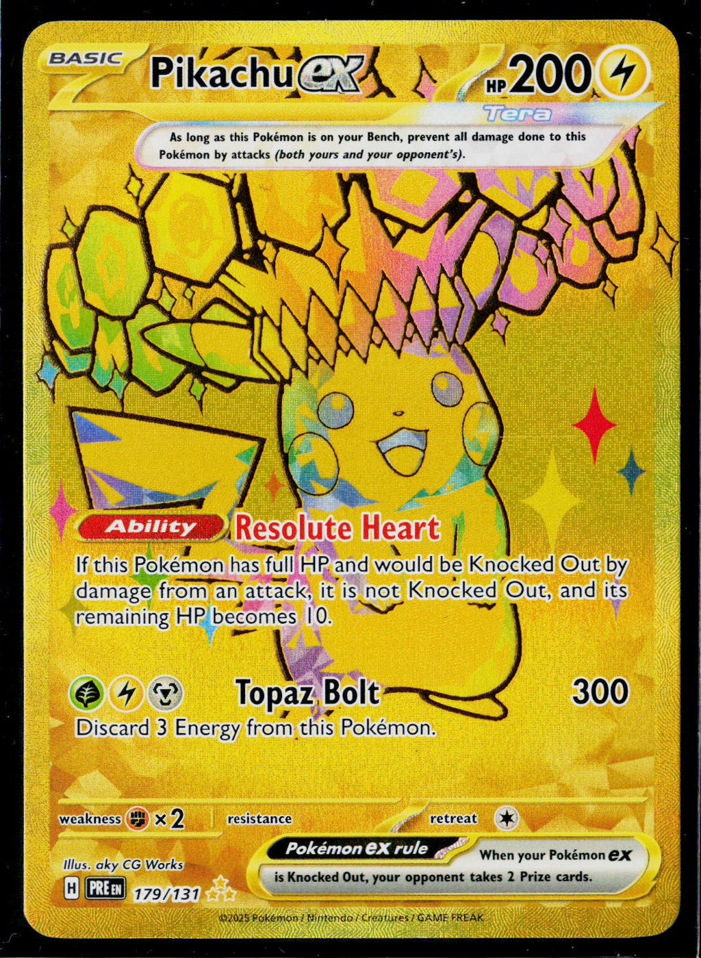 Pikachu ex - 179/131