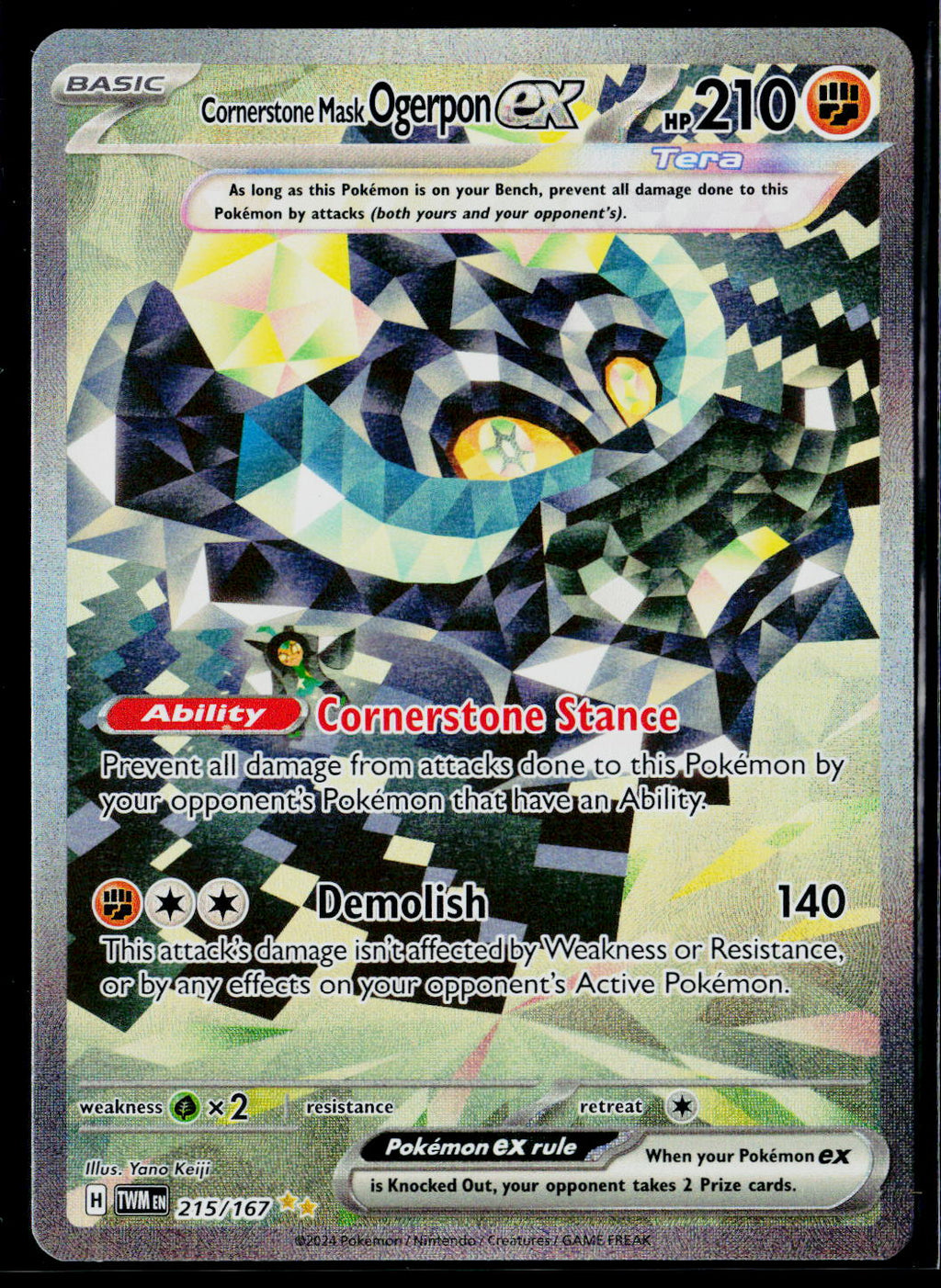 Cornerstone Mask Ogerpon ex - 215/167