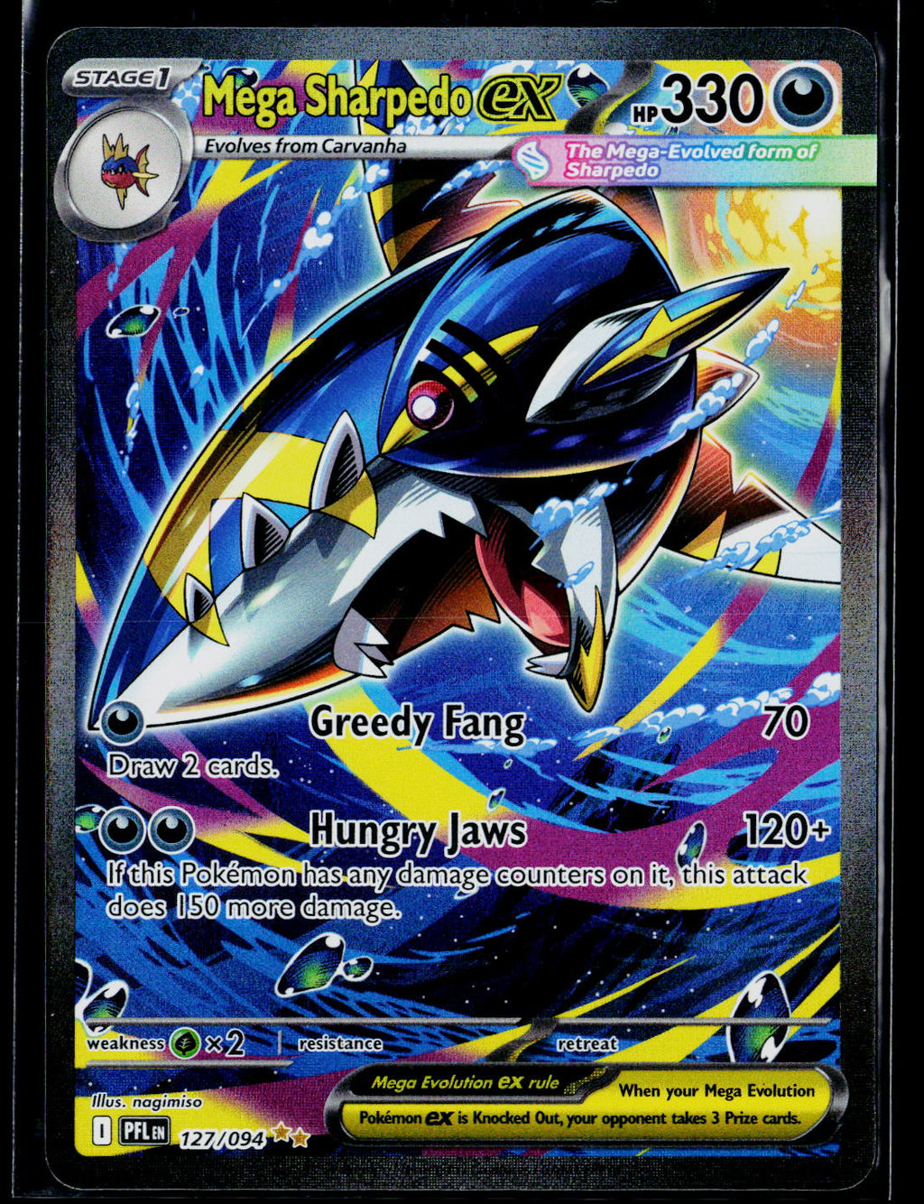 Mega Sharpedo ex - 127/094