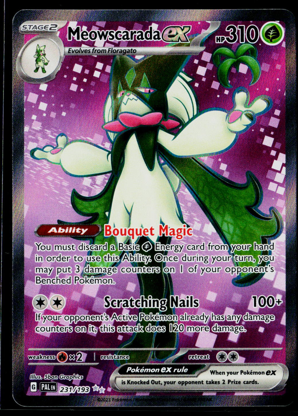 Meowscarada ex - 231/193