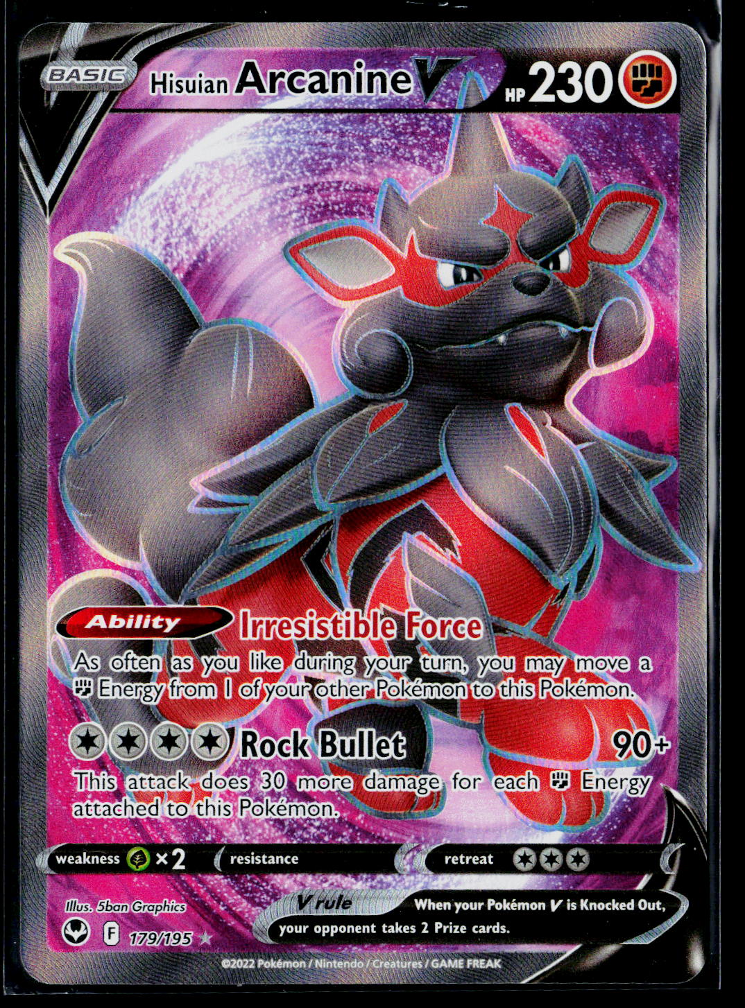 Hisuian Arcanine V (Full Art)
