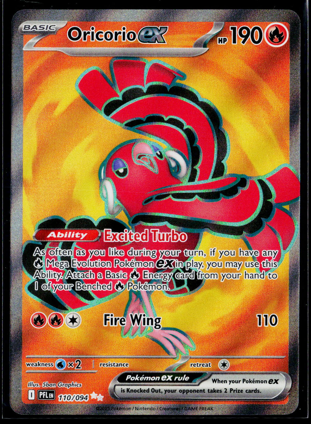 Oricorio ex - 110/094