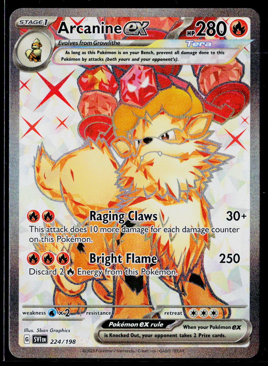 Arcanine ex - 224/198