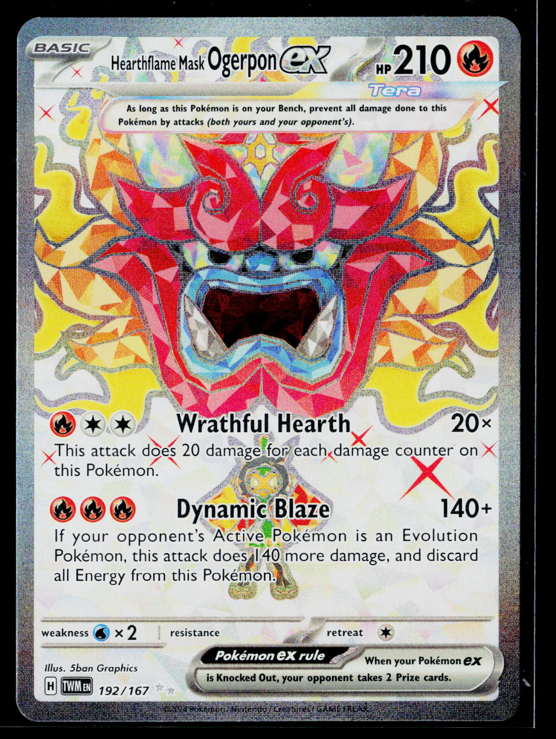 Hearthflame Mask Ogerpon ex - 192/167