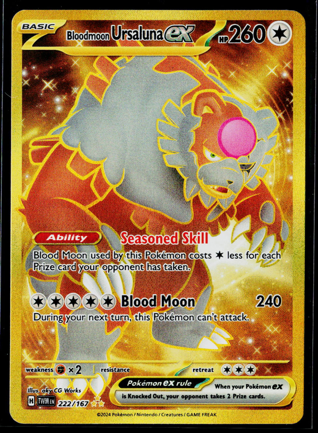Bloodmoon Ursaluna ex - 222/167