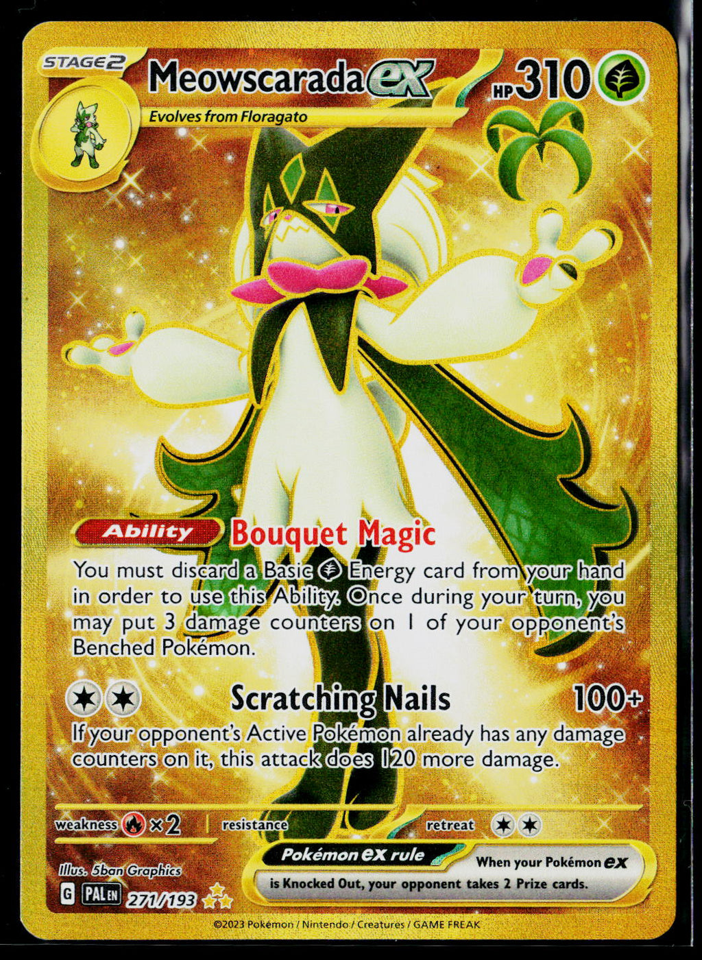 Meowscarada ex - 271/193