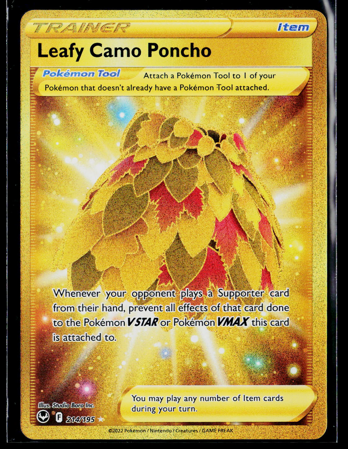 Leafy Camo Poncho (Secret)