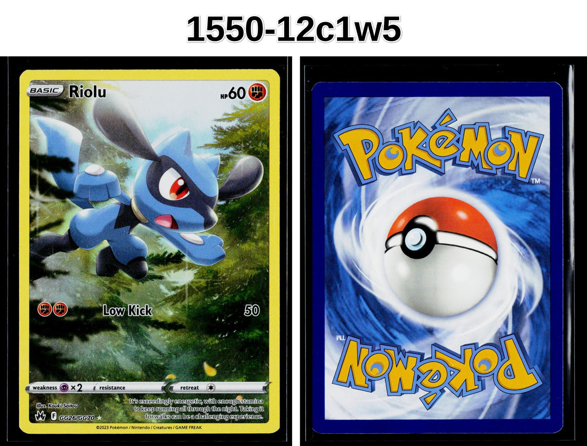 Front + Back scan | Near Mint / 1550-12c1w5 / Holofoil