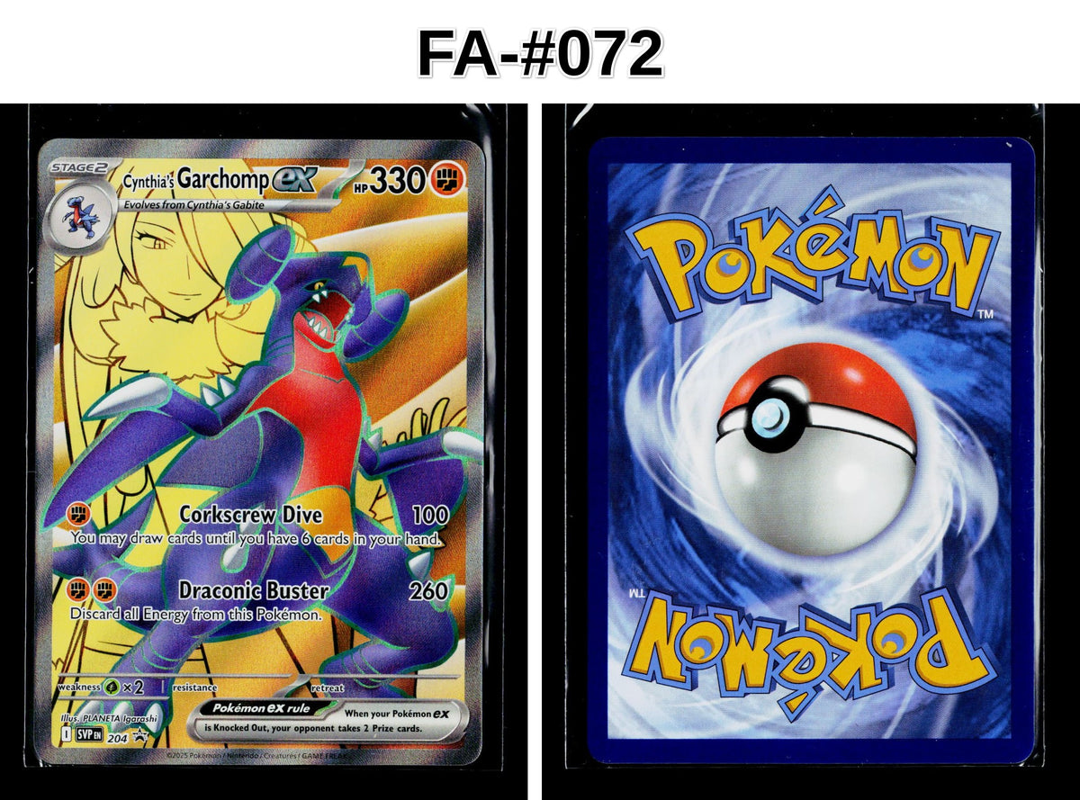 Front + Back scan | Near Mint / FA-#072 / Holofoil