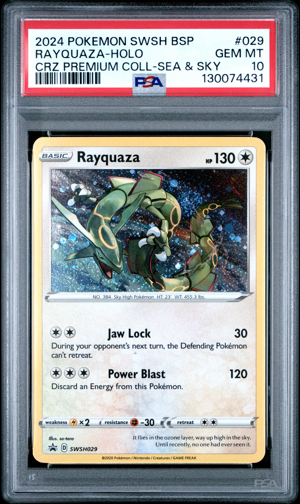 Rayquaza - SWSH029 SWSH: Sword & Shield Promo Cards Promo Pokemon