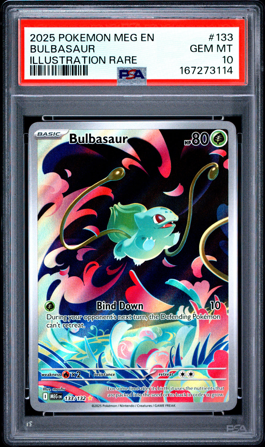 Bulbasaur - 133/132 ME01: Mega Evolution Illustration Rare Pokemon