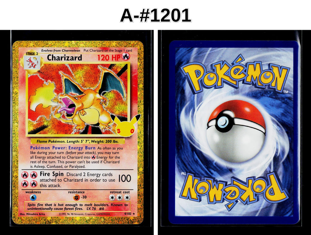 Front + Back scan | Near Mint / A-#1201 / Holofoil