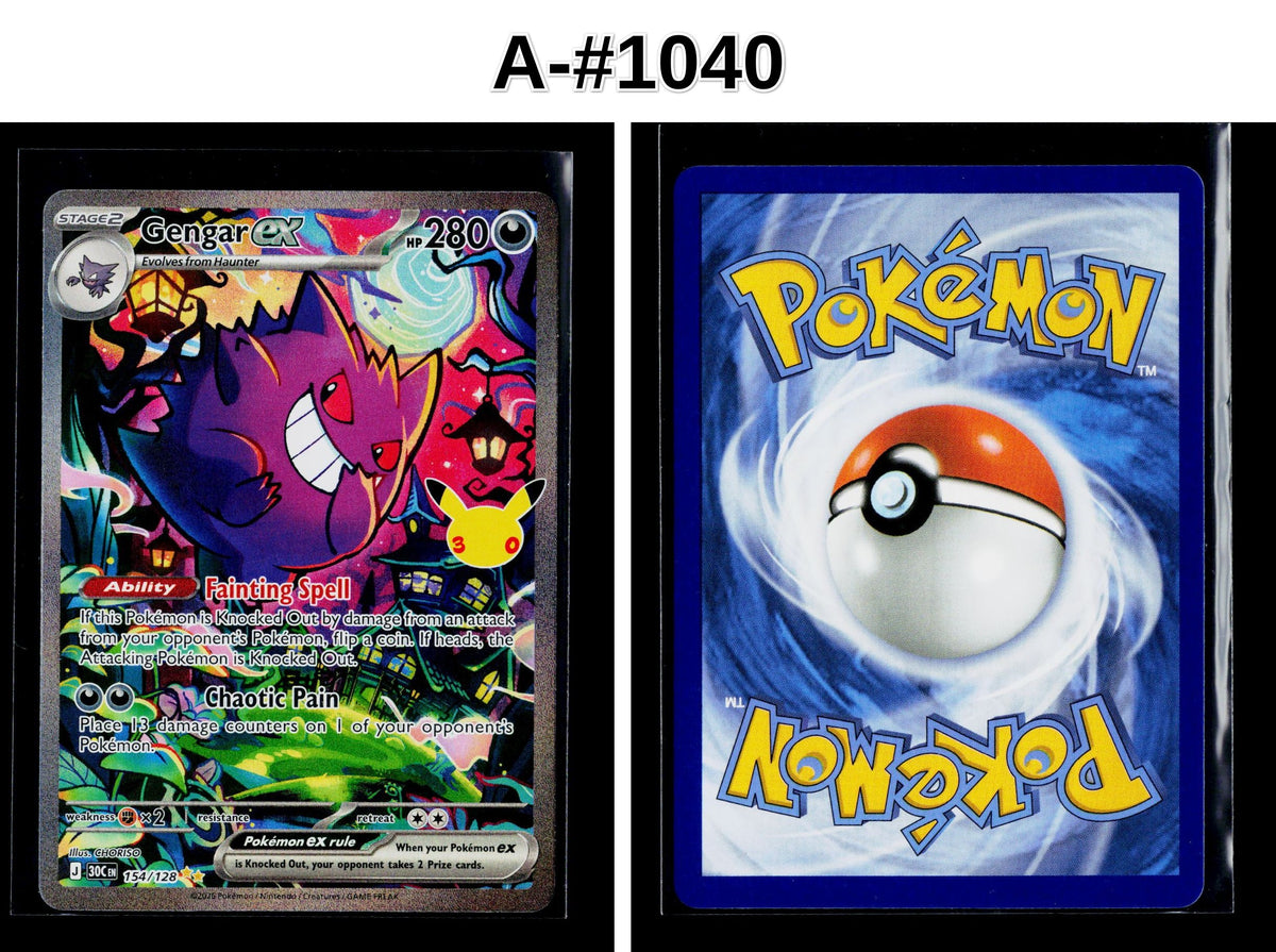Front + Back scan | Near Mint / A-#1040 / Holofoil
