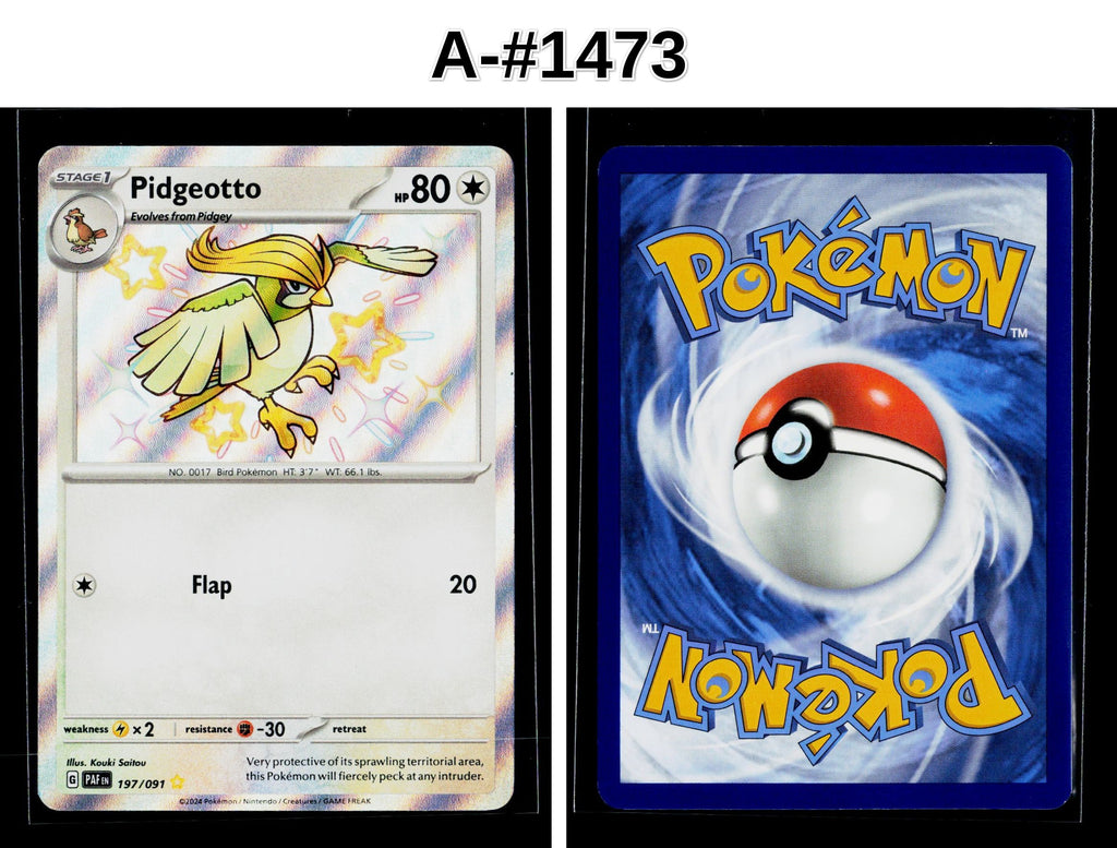 Front + Back scan | Near Mint / A-#1473 / Holofoil
