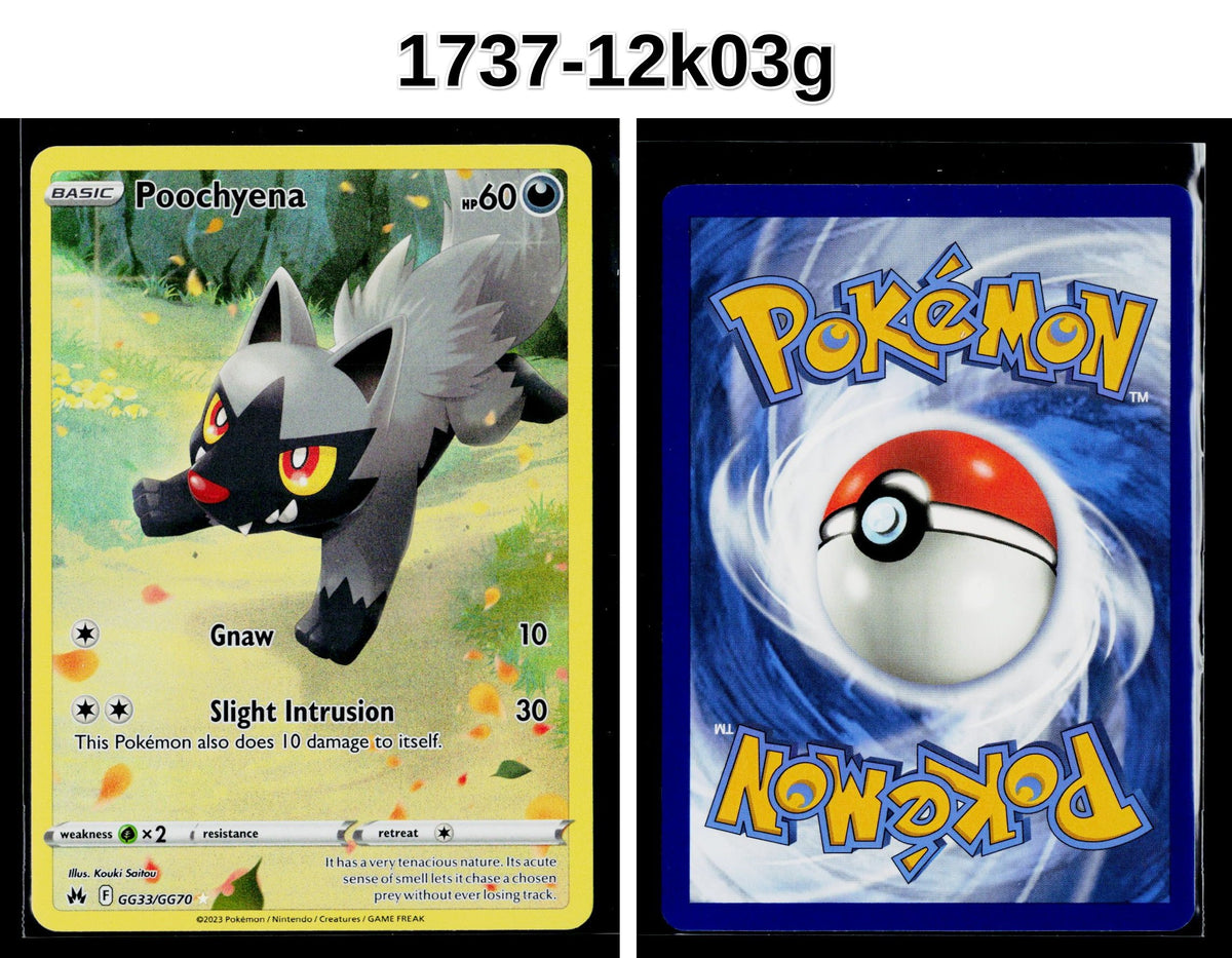 Front + Back scan | Near Mint / 1737-12k03g / Holofoil