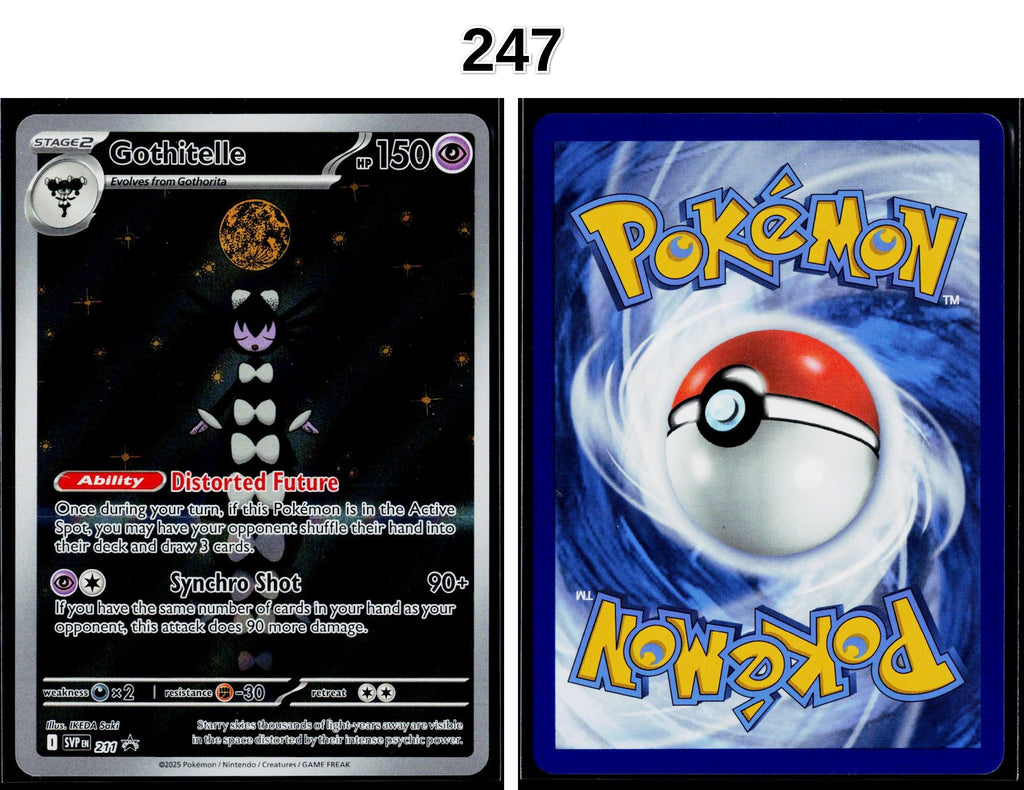 Front + Back scan | Near Mint / 247 / Holofoil