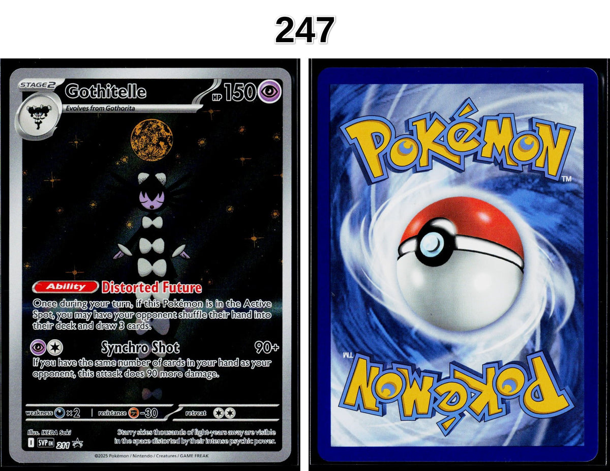 Front + Back scan | Near Mint / 247 / Holofoil