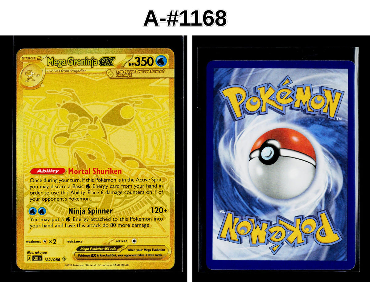 Front + Back scan | Near Mint / A-#1168 / Holofoil