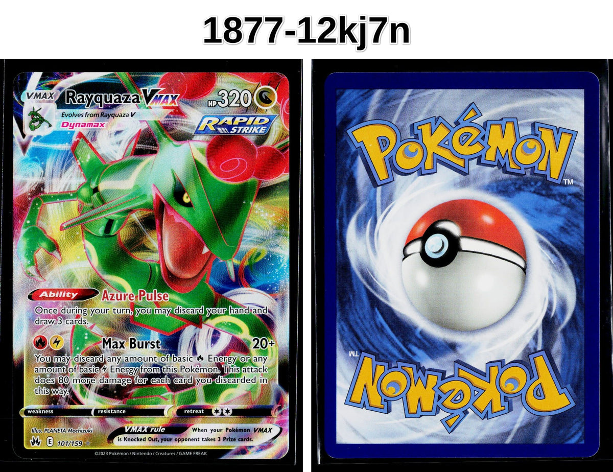 Front + Back scan | Near Mint / 1877-12kj7n / Holofoil