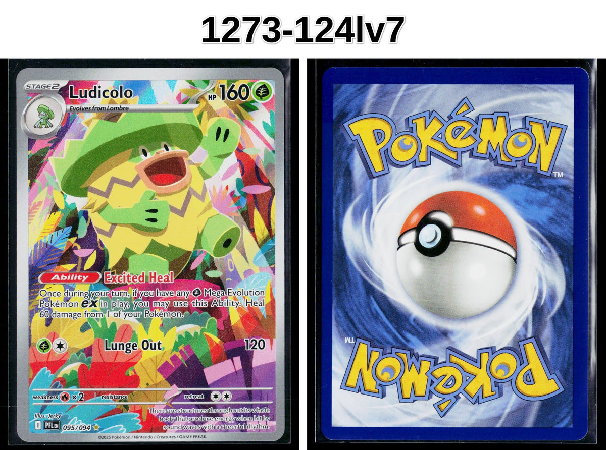 Front + Back scan | Near Mint / 1273-124lv7 / Holofoil