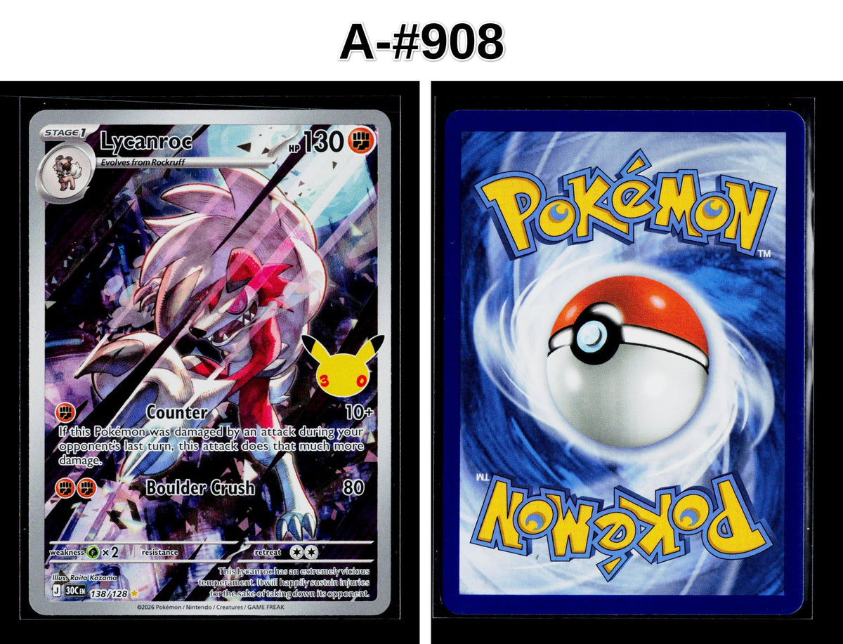 Front + Back scan | Near Mint / A-#908 / Holofoil