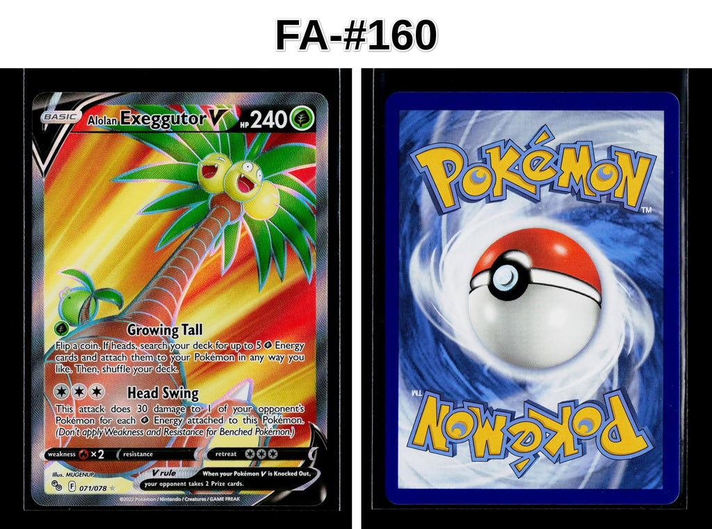 Front + Back scan | Near Mint / FA-#160 / Holofoil