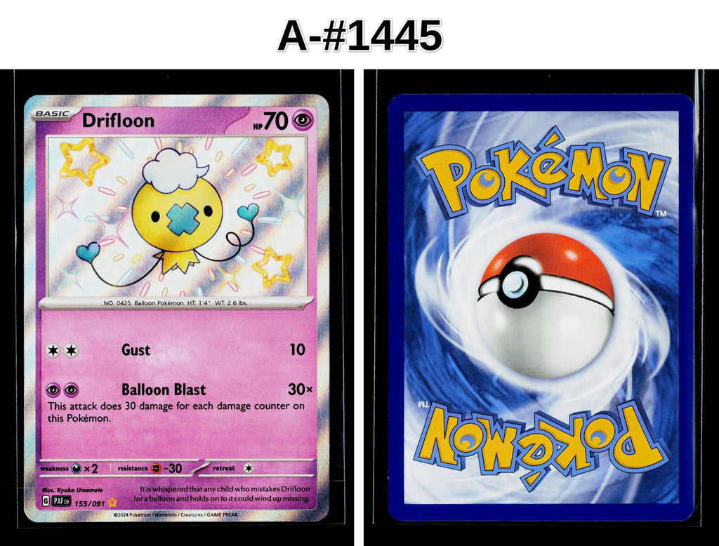 Front + Back scan | Near Mint / A-#1445 / Holofoil