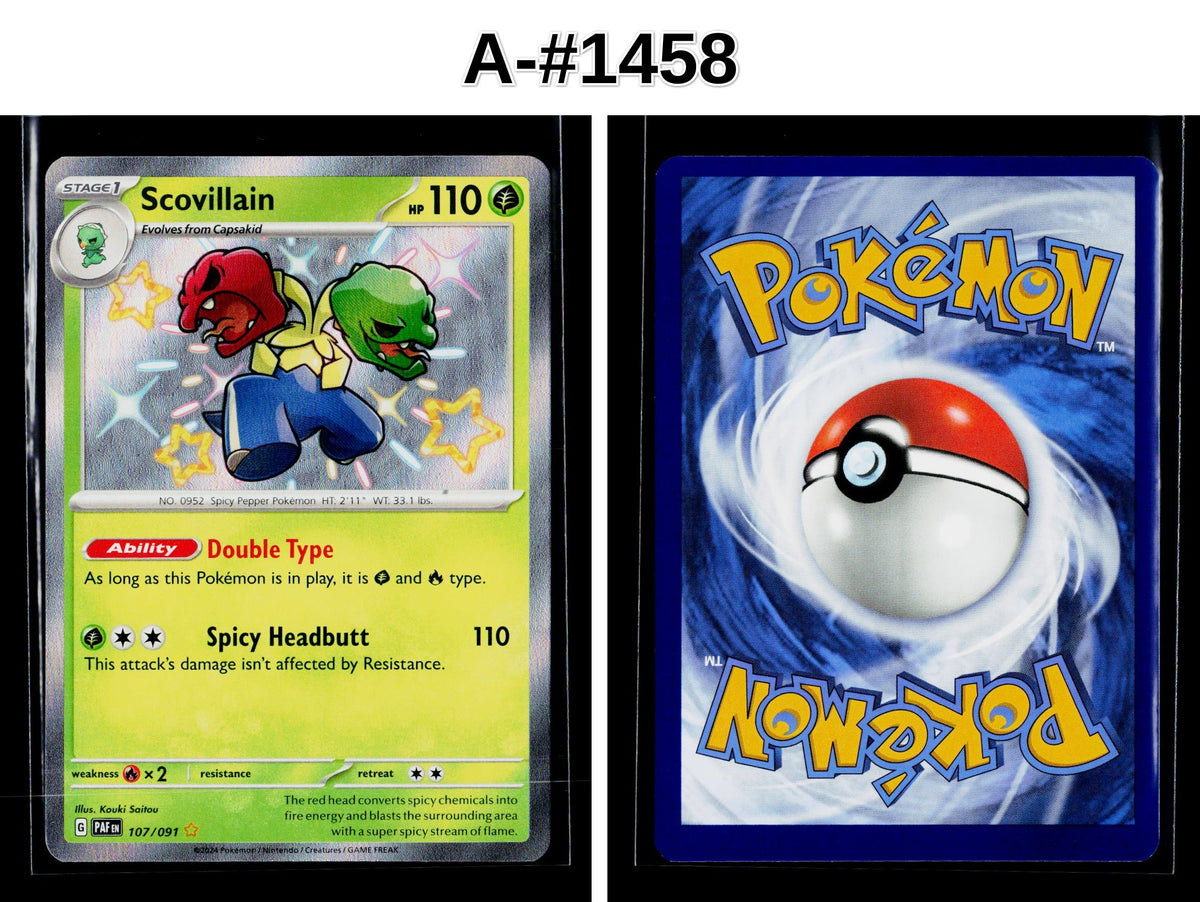 Front + Back scan | Near Mint / A-#1458 / Holofoil