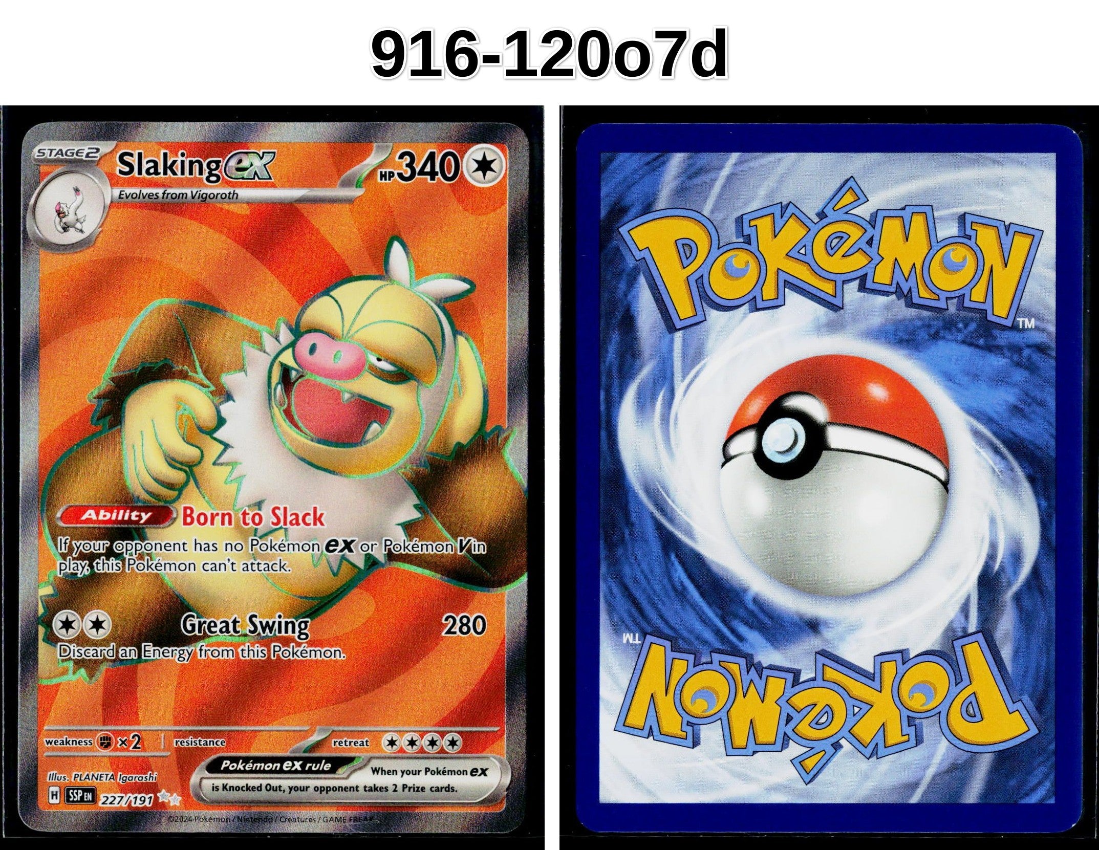 Front + Back scan