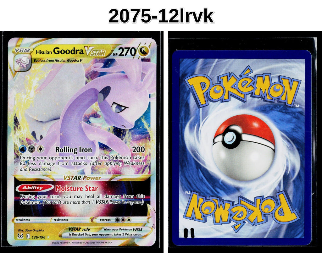 Front + Back scan | Near Mint / 2075-12lrvk / Holofoil